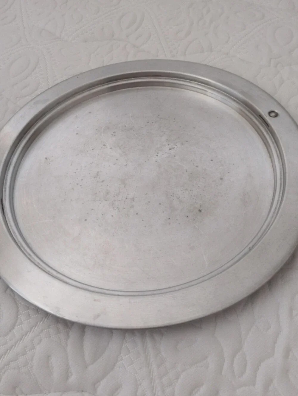 Vintage Regal Aluminum Cake Cover with Black Handle